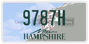 9787H  license plate in NH