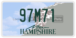 97M71  license plate in NH