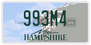 993M4  license plate in NH