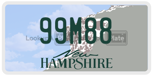 99M88  license plate in NH