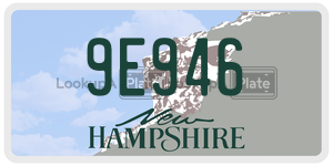 9E946  license plate in NH