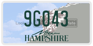 9G043  license plate in NH