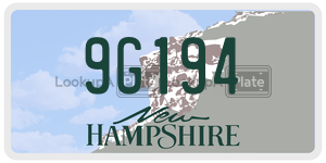 9G194  license plate in NH