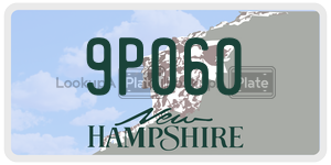 9P060  license plate in NH