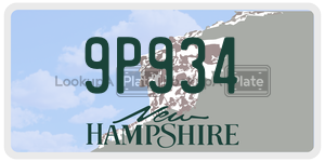 9P934  license plate in NH