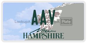 AAV  license plate in NH