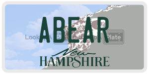 ABEAR  license plate in NH