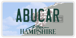 ABUCAR  license plate in NH