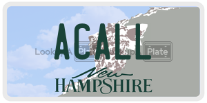 ACALL  license plate in NH