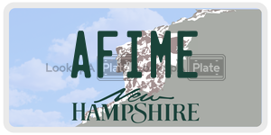 AFIME  license plate in NH