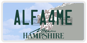 ALFA4ME  license plate in NH