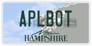 APLBOT  license plate in NH