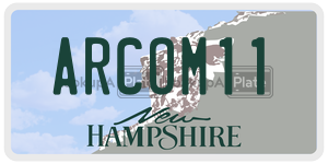 ARCOM11  license plate in NH