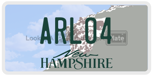 ARLO4  license plate in NH
