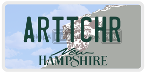 ARTTCHR  license plate in NH