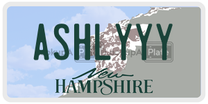 ASHLYYY  license plate in NH