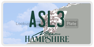 ASL3  license plate in NH
