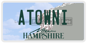 ATOWNI  license plate in NH