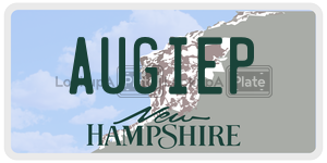 AUGIEP  license plate in NH