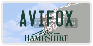 AVIFOX  license plate in NH