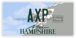 AXP  license plate in NH