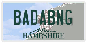 BADABNG  license plate in NH