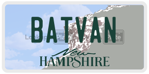 BATVAN license plate in New Hampshire