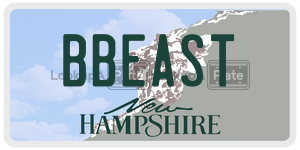 BBEAST  license plate in NH