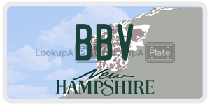 BBV  license plate in NH