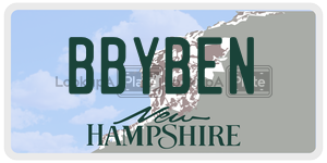 BBYBEN  license plate in NH