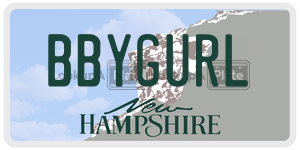 BBYGURL  license plate in NH