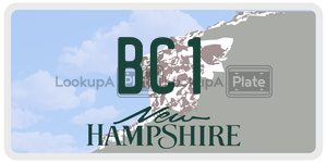 BC1  license plate in NH