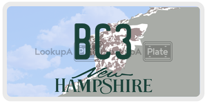 BC3  license plate in NH