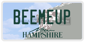 BEEMEUP  license plate in NH