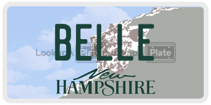 BELLE  license plate in NH
