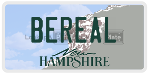 BEREAL  license plate in NH
