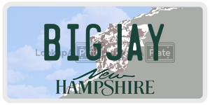 BIGJAY  license plate in NH
