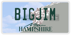 BIGJIM  license plate in NH