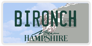 BIRONCH  license plate in NH