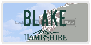 BLAKE  license plate in NH