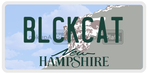 BLCKCAT  license plate in NH