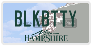 BLKBTTY  license plate in NH