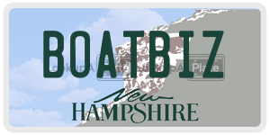 BOATBIZ  license plate in NH