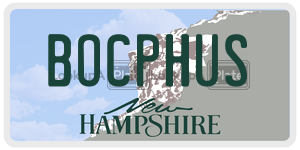 BOCPHUS  license plate in NH