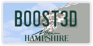 BOOST3D  license plate in NH