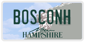 BOSCONH  license plate in NH