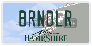 BRNDLR  license plate in NH