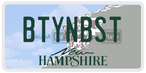 BTYNBST  license plate in NH