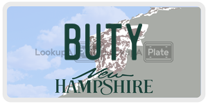 BUTY  license plate in NH