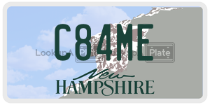 C84ME  license plate in NH
